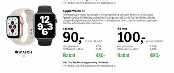 YouSee Apple Watch SE tilbud