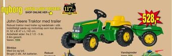 Harald Nyborg John Deere Traktor med trailer tilbud