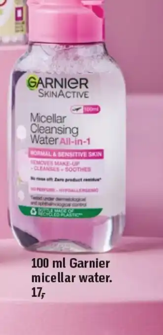 Føtex GARNIER micellar water tilbud