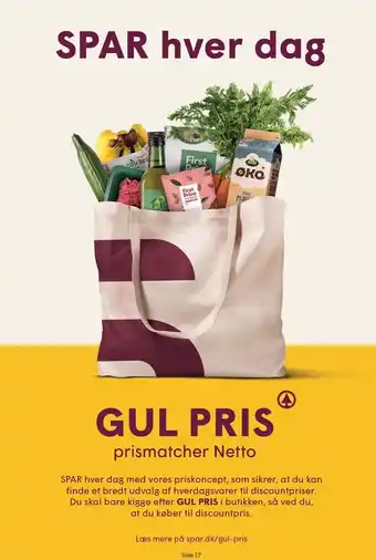 SPAR GUL PRIS PRISMATCHER NETTO tilbud