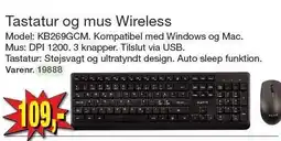 Harald Nyborg Tastatur og mus Wireless tilbud