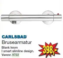 Harald Nyborg CARLSBAD Brusearmatur tilbud