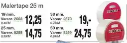 Harald Nyborg Malertape 25 m tilbud