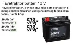 Harald Nyborg Havetraktor batteri 12V tilbud