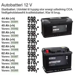 Harald Nyborg Autobatteri 12 V tilbud