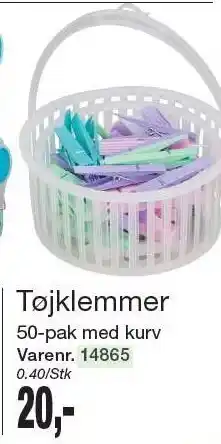 Harald Nyborg Tøjklemmer tilbud