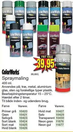 Harald Nyborg Spraymaling tilbud