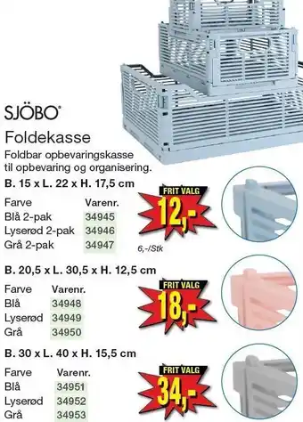 Harald Nyborg Foldekasse tilbud