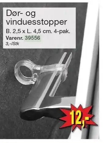 Harald Nyborg Dør- og vinduesstopper tilbud