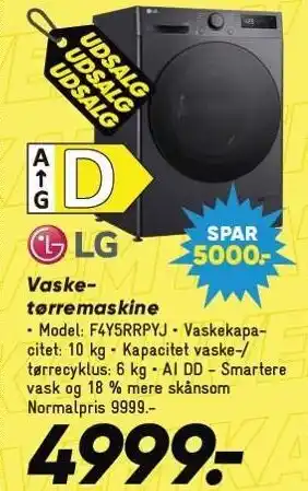 Bilka LG Vasketørremaskine tilbud