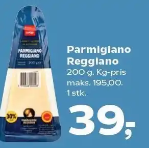 Kvickly Parmigiano Reggiano 200 g tilbud