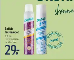 Føtex Batiste tørshampoo tilbud