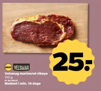 Netto Velsmag marineret ribeye tilbud