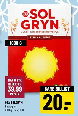 Løvbjerg OTA SOLGRYN tilbud
