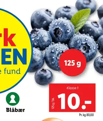 Lidl Blåbær tilbud