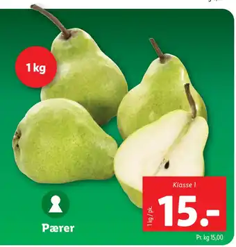 Lidl Pærer tilbud