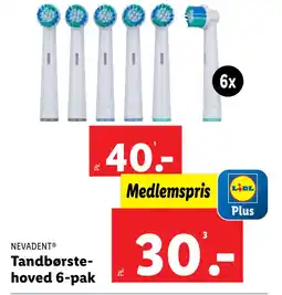 Tandbørstehoved 6-pak