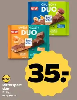 Netto Rittersport duo. tilbud