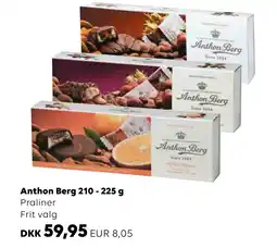 Scandlines Travel Shop Anthon Berg 210 - 225 g tilbud