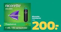 Netto Nicorette mundspray 1 stk. tilbud