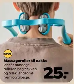 Netto Massageruller til nakke tilbud