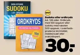 Sudoku eller ordkryds