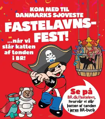 Fætter BR KOM MED TIL DANMARKS SJOVESTE FASTELAVNSFEST! tilbud