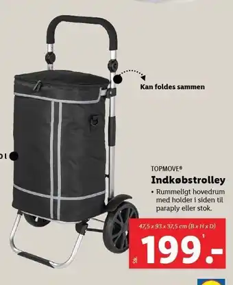 Lidl TOPMOVE Indkøbstrolley tilbud