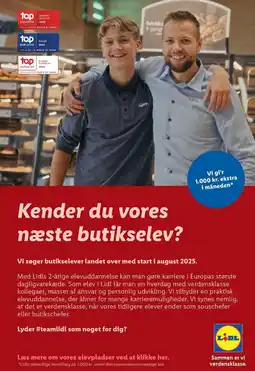 Lidl Kender du vores næste butikselev? tilbud