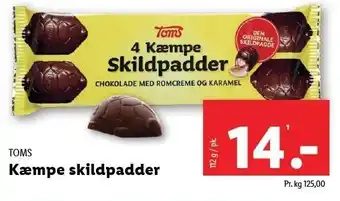 Lidl TOMS Kæmpe skildpadder tilbud