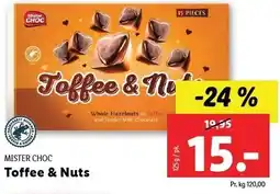 Lidl MISTER CHOC Toffee & Nuts tilbud