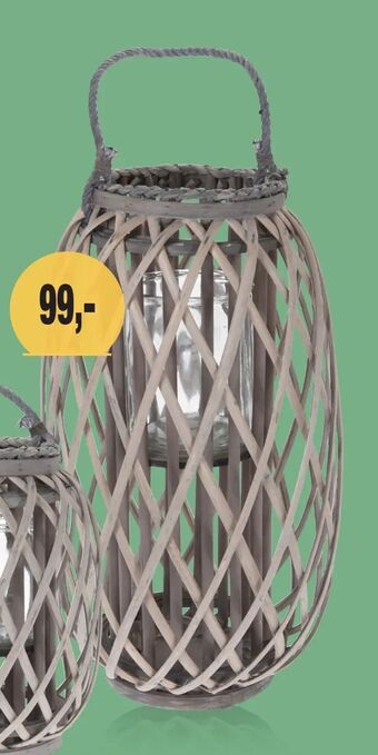 Harald Nyborg Lanterne i rattan tilbud