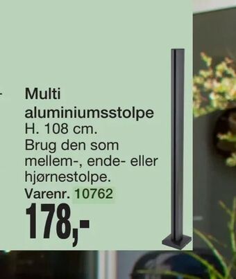 Harald Nyborg Multi aluminiumsstolpe tilbud