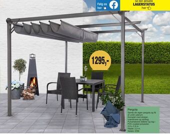Harald Nyborg Pergola tilbud