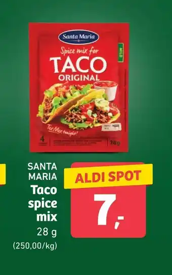 Taco spice mix