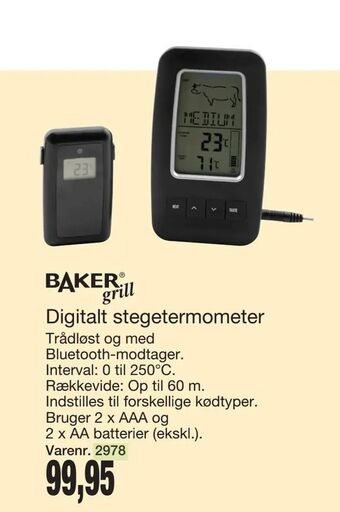 Harald Nyborg Digitalt stegetermometer tilbud