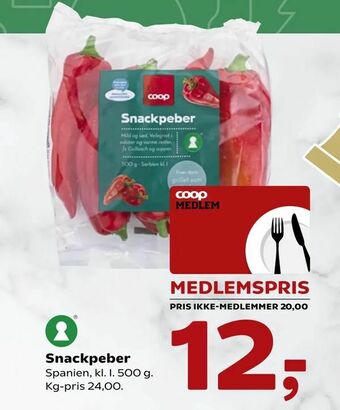 SuperBrugsen Snackpeber tilbud