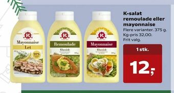SuperBrugsen K-salat remoulade eller mayonnaise tilbud