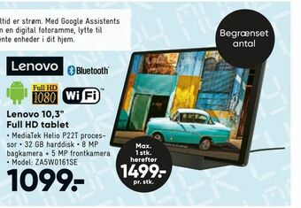 Bilka Lenovo 10,3" Full HD tablet tilbud