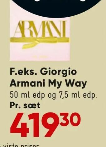 Giorgio Armani My Way