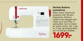 Bilka Veritas Rubina symaskine tilbud