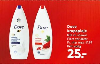 Bilka Dove kropspleje tilbud