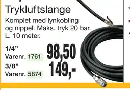 Harald Nyborg Trykluftslange tilbud