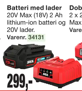 Harald Nyborg Batteri med lader tilbud