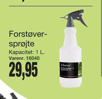Forstøver sprøjte