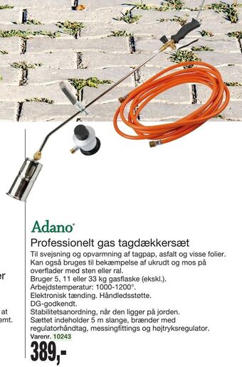 Harald Nyborg Professionelt gas tagdækkersæt tilbud