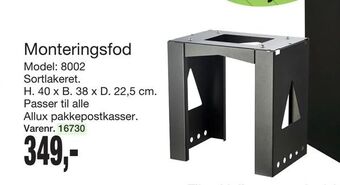 Monteringsfod
