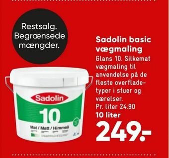 Bilka Sadolin basic vægmaling tilbud