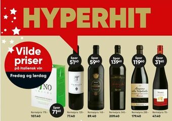 Bilka Italiensk vin tilbud
