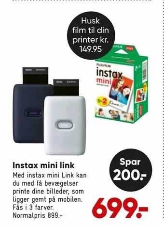 Bilka Instax mini link tilbud